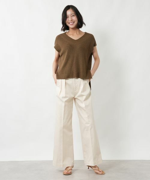 NEMIKA / ネミカ テーラードジャケット | Vネックニットベスト【NEMIKA】 | 詳細8