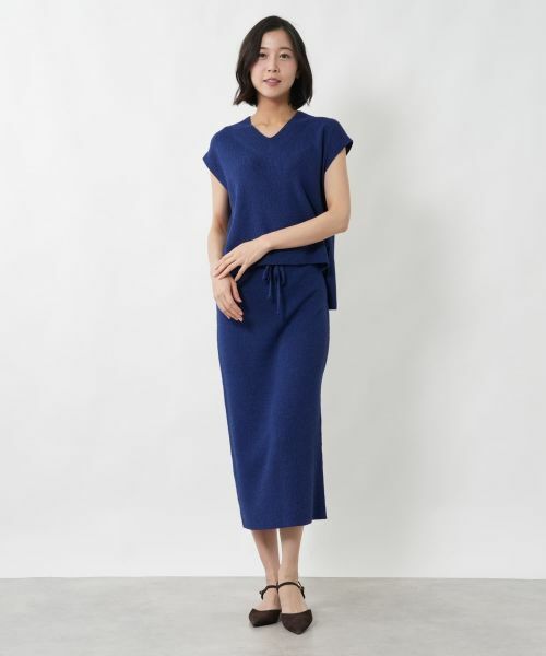 NEMIKA / ネミカ テーラードジャケット | Vネックニットベスト【NEMIKA】 | 詳細9