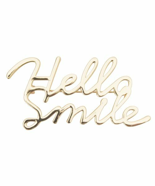 NEMIKA / ネミカ ブローチ・コサージュ | メッセージブローチ【NEMIKA】（ゴールド）