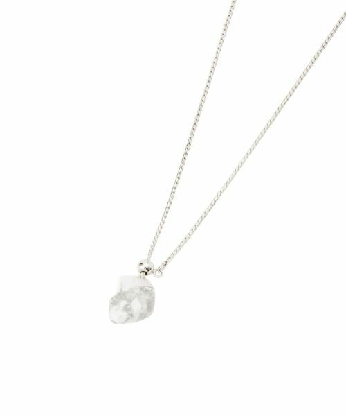 NEMIKA / ネミカ ネックレス・ペンダント・チョーカー | ストーンモチーフネックレス【NEMIKA】（アッシュグレー）