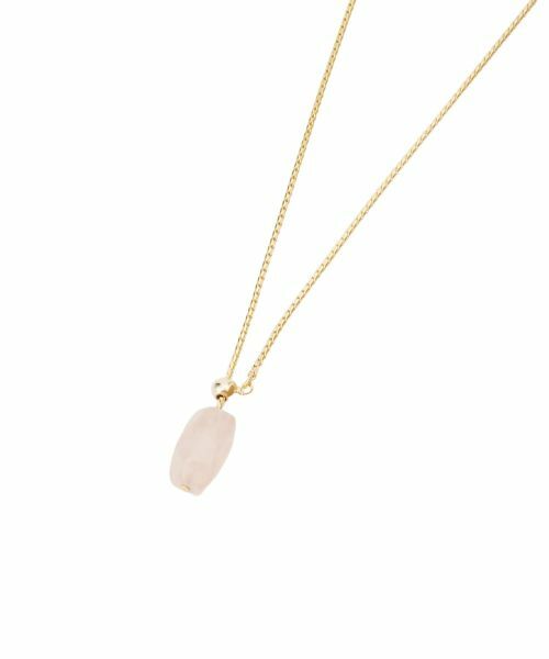 NEMIKA / ネミカ ネックレス・ペンダント・チョーカー | ストーンモチーフネックレス【NEMIKA】（ゴールド）