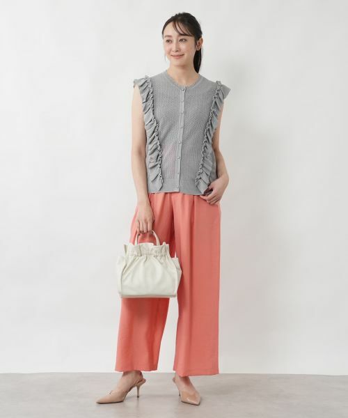 NEMIKA / ネミカ テーラードジャケット | サイドフリルニットベスト【NEMIKA】 | 詳細1