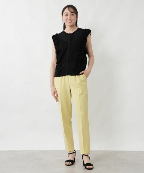 NEMIKA / ネミカ テーラードジャケット | サイドフリルニットベスト【NEMIKA】 | 詳細4