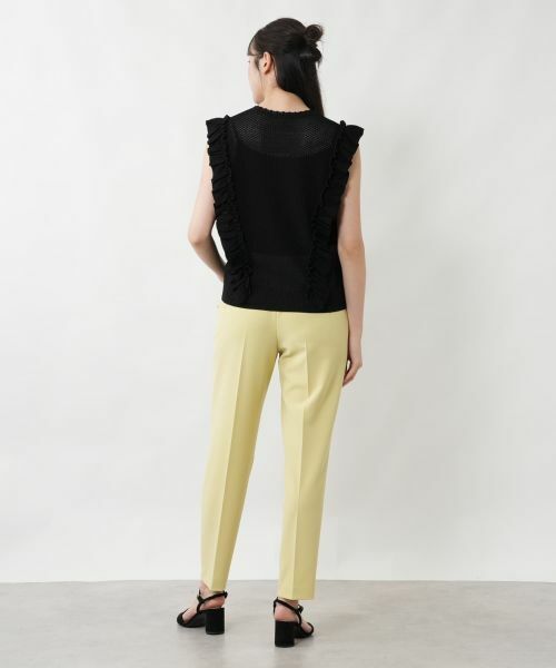 NEMIKA / ネミカ テーラードジャケット | サイドフリルニットベスト【NEMIKA】 | 詳細6