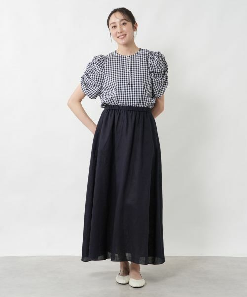 NEMIKA / ネミカ ミニ・ひざ丈スカート | ギャザーロングスカート【NEMIKA】 | 詳細10