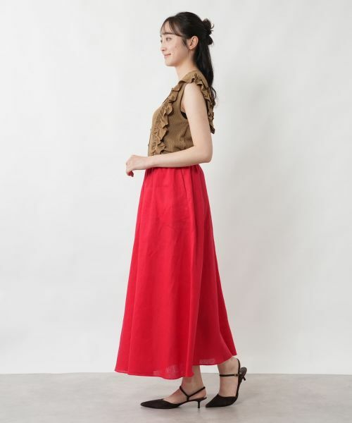 NEMIKA / ネミカ ミニ・ひざ丈スカート | ギャザーロングスカート【NEMIKA】 | 詳細2