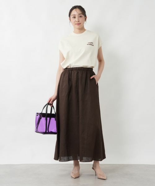 NEMIKA / ネミカ ミニ・ひざ丈スカート | ギャザーロングスカート【NEMIKA】 | 詳細7