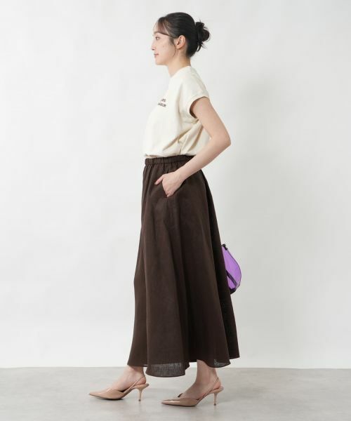 NEMIKA / ネミカ ミニ・ひざ丈スカート | ギャザーロングスカート【NEMIKA】 | 詳細8