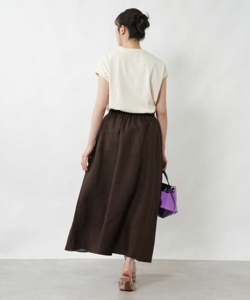 NEMIKA / ネミカ ミニ・ひざ丈スカート | ギャザーロングスカート【NEMIKA】 | 詳細9