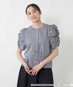 NEMIKA / ネミカ シャツ・ブラウス | チェックパフスリーブブラウス【NEMIKA】