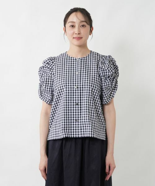 NEMIKA / ネミカ シャツ・ブラウス | チェックパフスリーブブラウス【NEMIKA】 | 詳細10