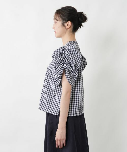NEMIKA / ネミカ シャツ・ブラウス | チェックパフスリーブブラウス【NEMIKA】 | 詳細11