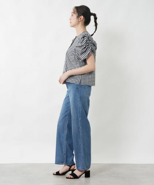 NEMIKA / ネミカ シャツ・ブラウス | チェックパフスリーブブラウス【NEMIKA】 | 詳細5