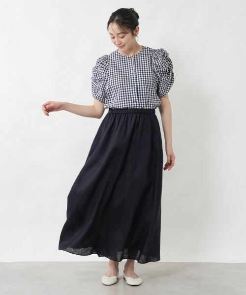 NEMIKA / ネミカ シャツ・ブラウス | チェックパフスリーブブラウス【NEMIKA】 | 詳細7