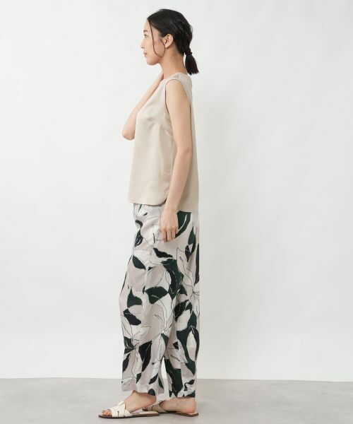 NEMIKA / ネミカ シャツ・ブラウス | 異素材切替ノースリーブブラウス【NEMIKA】 | 詳細11