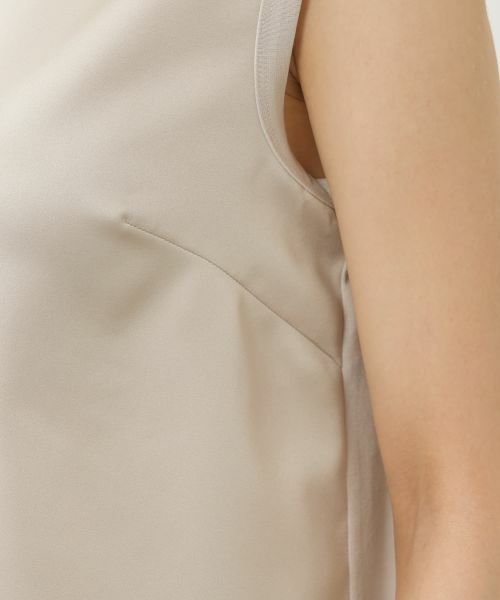 NEMIKA / ネミカ シャツ・ブラウス | 異素材切替ノースリーブブラウス【NEMIKA】 | 詳細19