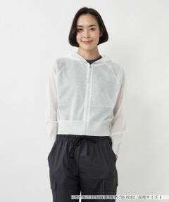 NEMIKA / ネミカ カーディガン・ボレロ | シアーニットジップアップパーカー【NEMIKA】