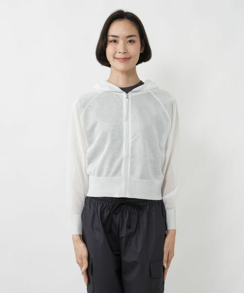 NEMIKA / ネミカ カーディガン・ボレロ | シアーニットジップアップパーカー【NEMIKA】 | 詳細10