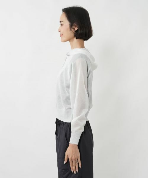 NEMIKA / ネミカ カーディガン・ボレロ | シアーニットジップアップパーカー【NEMIKA】 | 詳細11