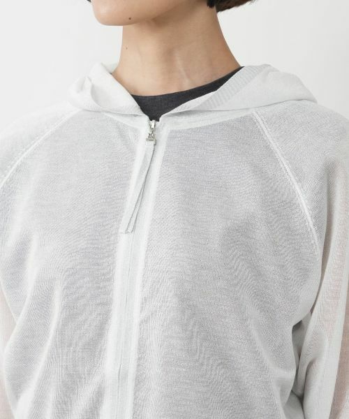 NEMIKA / ネミカ カーディガン・ボレロ | シアーニットジップアップパーカー【NEMIKA】 | 詳細13