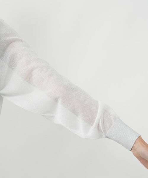 NEMIKA / ネミカ カーディガン・ボレロ | シアーニットジップアップパーカー【NEMIKA】 | 詳細15