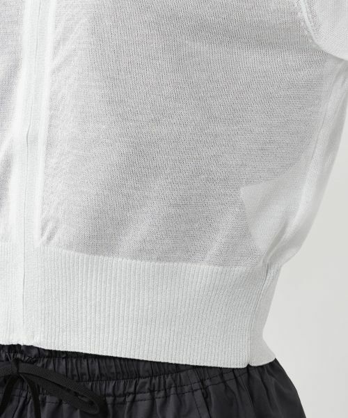 NEMIKA / ネミカ カーディガン・ボレロ | シアーニットジップアップパーカー【NEMIKA】 | 詳細16