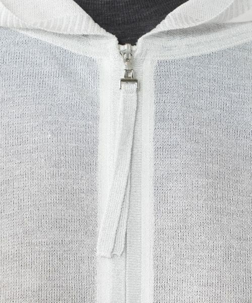 NEMIKA / ネミカ カーディガン・ボレロ | シアーニットジップアップパーカー【NEMIKA】 | 詳細17