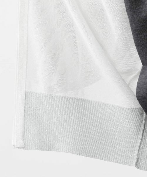 NEMIKA / ネミカ カーディガン・ボレロ | シアーニットジップアップパーカー【NEMIKA】 | 詳細18