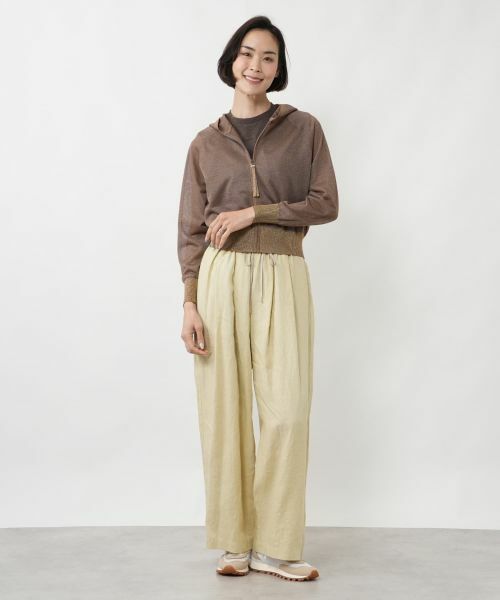 NEMIKA / ネミカ カーディガン・ボレロ | シアーニットジップアップパーカー【NEMIKA】 | 詳細4