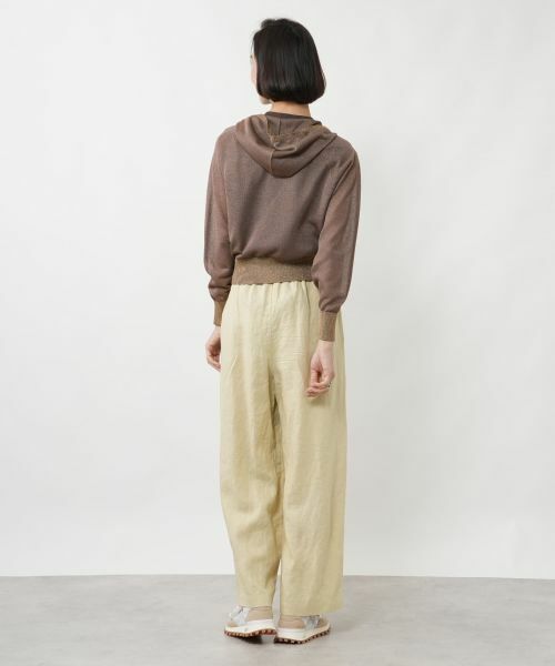 NEMIKA / ネミカ カーディガン・ボレロ | シアーニットジップアップパーカー【NEMIKA】 | 詳細6