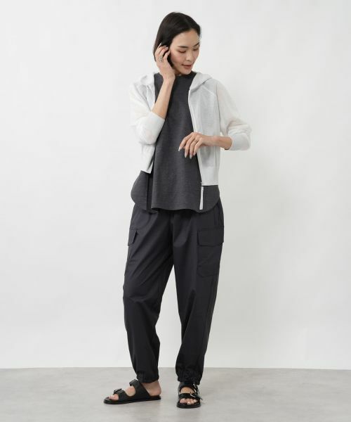 NEMIKA / ネミカ カーディガン・ボレロ | シアーニットジップアップパーカー【NEMIKA】 | 詳細7