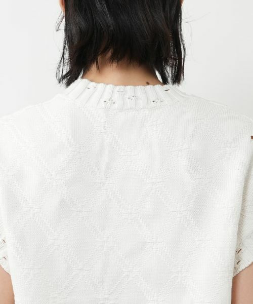 NEMIKA / ネミカ テーラードジャケット | スレッド編みニットベスト【NEMIKA】 | 詳細11