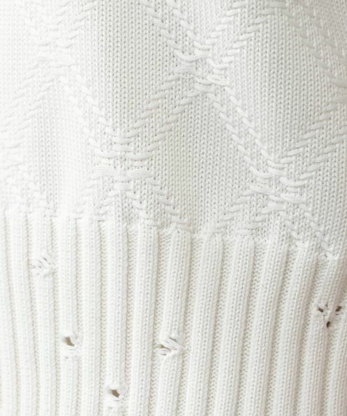 NEMIKA / ネミカ テーラードジャケット | スレッド編みニットベスト【NEMIKA】 | 詳細14