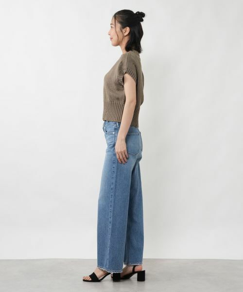 NEMIKA / ネミカ テーラードジャケット | スレッド編みニットベスト【NEMIKA】 | 詳細2