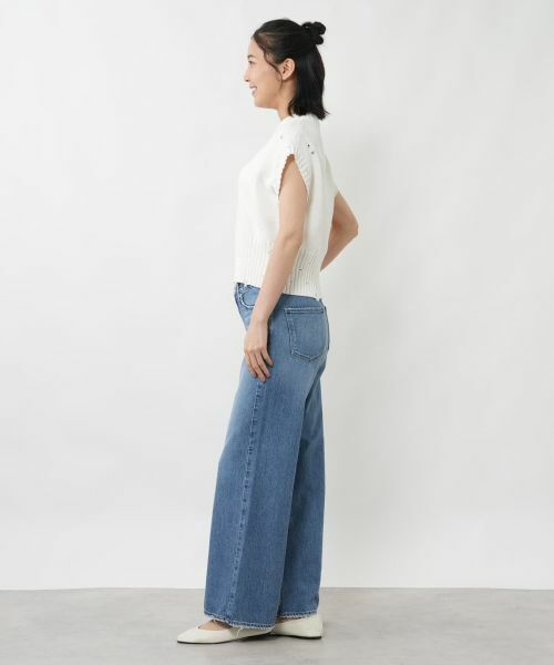 NEMIKA / ネミカ テーラードジャケット | スレッド編みニットベスト【NEMIKA】 | 詳細5