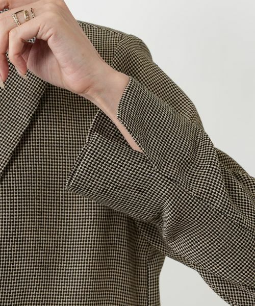 NEMIKA / ネミカ テーラードジャケット | チェックダブルテーラードジャケット【NEMIKA】 | 詳細11