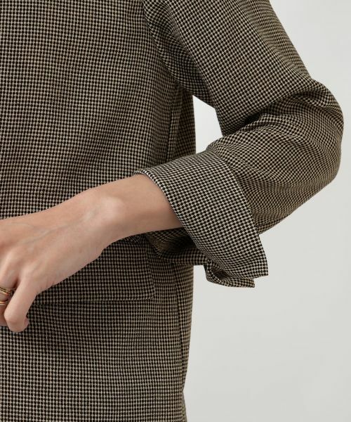NEMIKA / ネミカ テーラードジャケット | チェックダブルテーラードジャケット【NEMIKA】 | 詳細12
