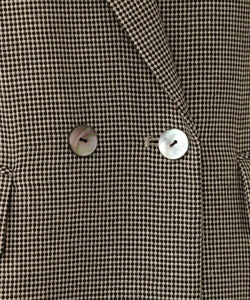 NEMIKA / ネミカ テーラードジャケット | チェックダブルテーラードジャケット【NEMIKA】 | 詳細13