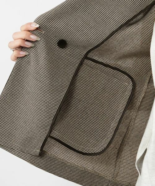 NEMIKA / ネミカ テーラードジャケット | チェックダブルテーラードジャケット【NEMIKA】 | 詳細14