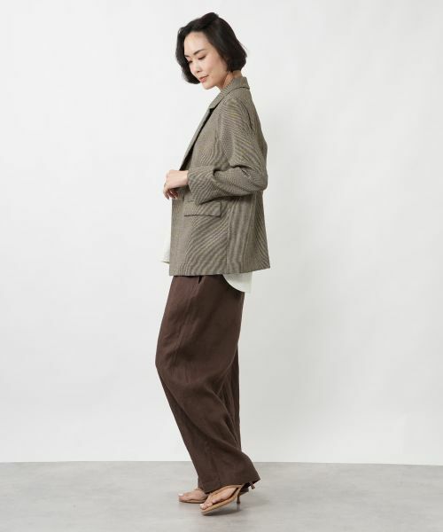 NEMIKA / ネミカ テーラードジャケット | チェックダブルテーラードジャケット【NEMIKA】 | 詳細2