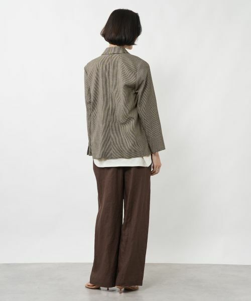 NEMIKA / ネミカ テーラードジャケット | チェックダブルテーラードジャケット【NEMIKA】 | 詳細3