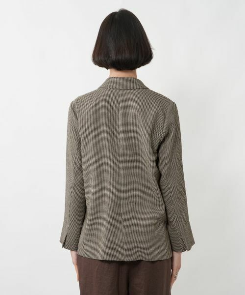 NEMIKA / ネミカ テーラードジャケット | チェックダブルテーラードジャケット【NEMIKA】 | 詳細6