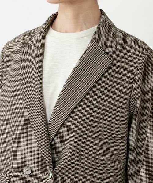 NEMIKA / ネミカ テーラードジャケット | チェックダブルテーラードジャケット【NEMIKA】 | 詳細7
