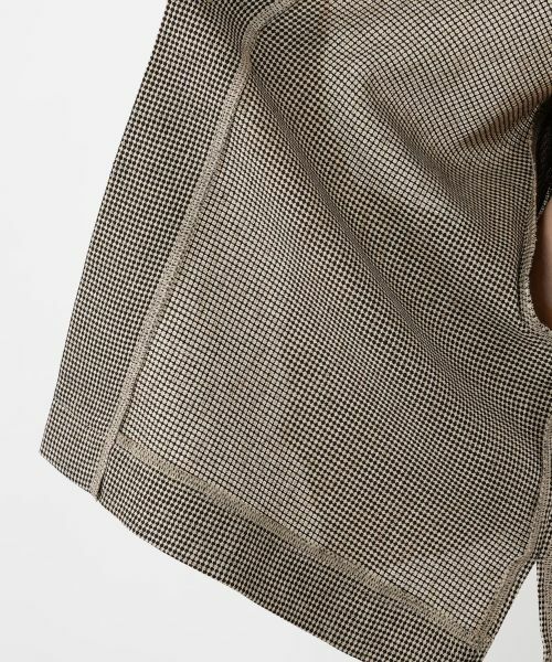 NEMIKA / ネミカ テーラードジャケット | チェックバルーンスリーブジャケット【NEMIKA】 | 詳細12