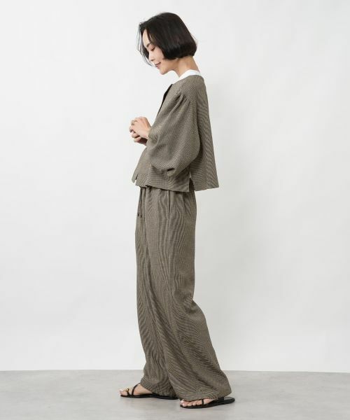 NEMIKA / ネミカ テーラードジャケット | チェックバルーンスリーブジャケット【NEMIKA】 | 詳細2