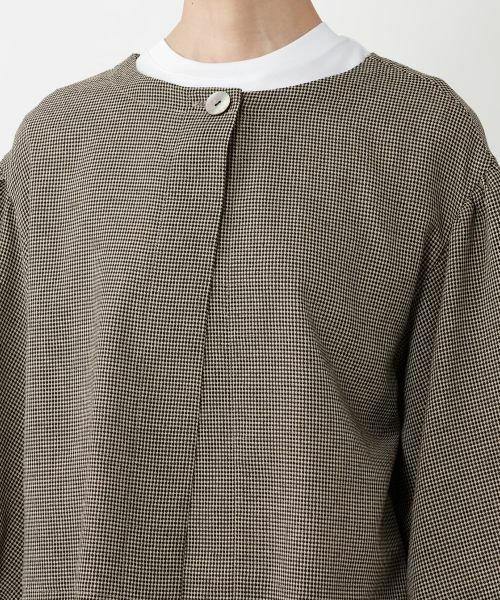 NEMIKA / ネミカ テーラードジャケット | チェックバルーンスリーブジャケット【NEMIKA】 | 詳細7