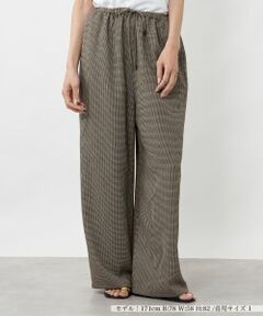 NEMIKA / ネミカ その他パンツ | チェックワイドイージーパンツ【NEMIKA】