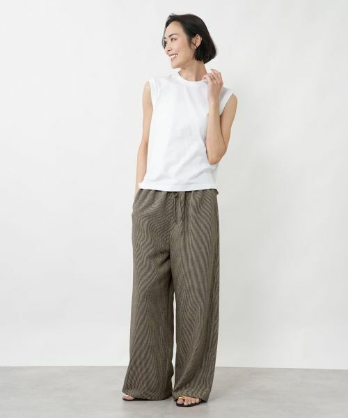 NEMIKA / ネミカ その他パンツ | チェックワイドイージーパンツ【NEMIKA】 | 詳細1