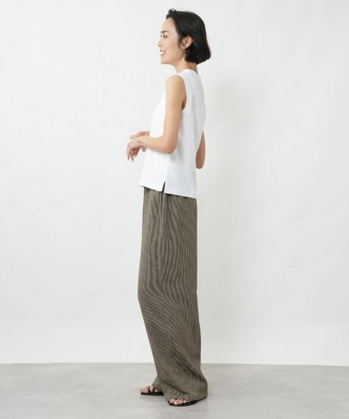 NEMIKA / ネミカ その他パンツ | チェックワイドイージーパンツ【NEMIKA】 | 詳細2