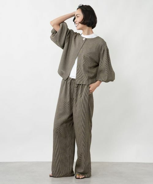 NEMIKA / ネミカ その他パンツ | チェックワイドイージーパンツ【NEMIKA】 | 詳細4